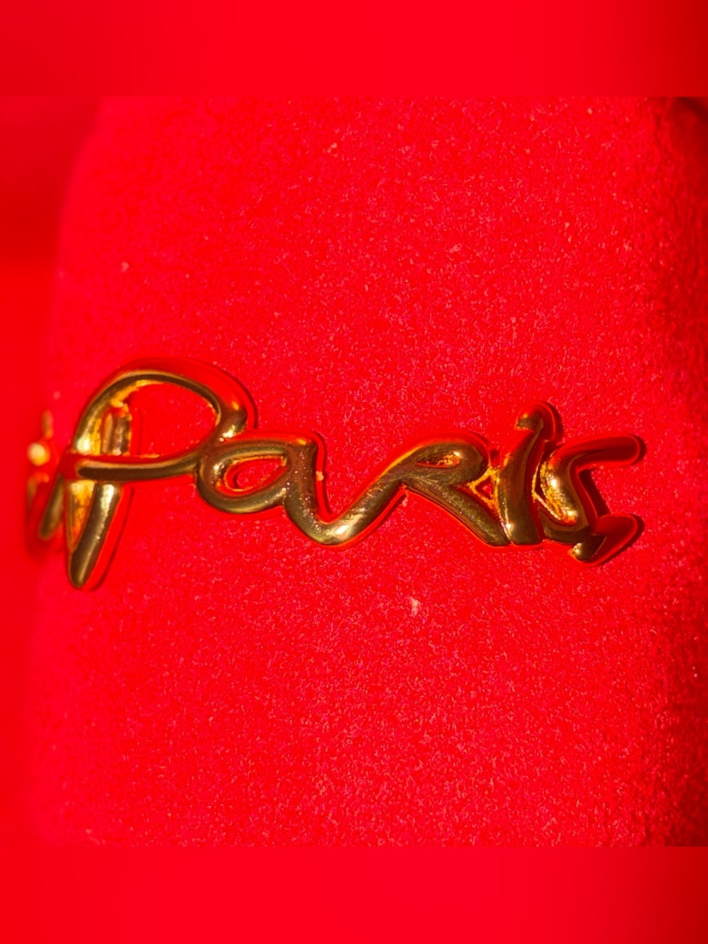 ‘Louis Vuitton Paris’ Script Cuff - Picture 6 of 9